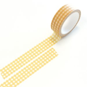 Washi Tape Kimidori Colors Vichy Amarillo